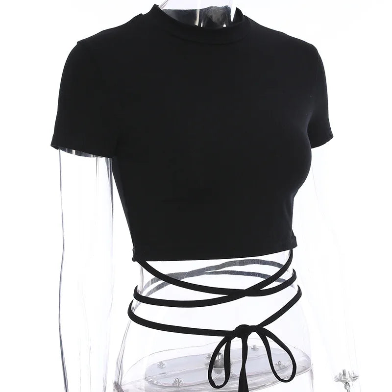 Sleek Summer Crop Tee