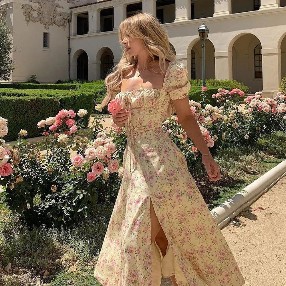 Elegant Summer Floral Dress