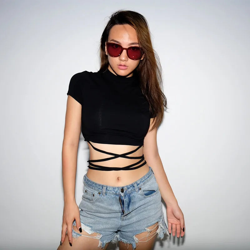 Sleek Summer Crop Tee