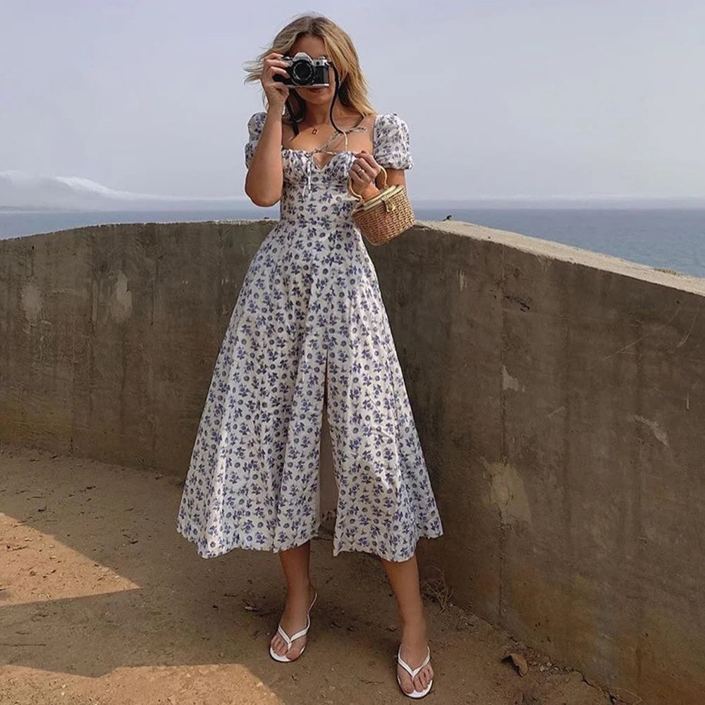 Elegant Summer Floral Dress