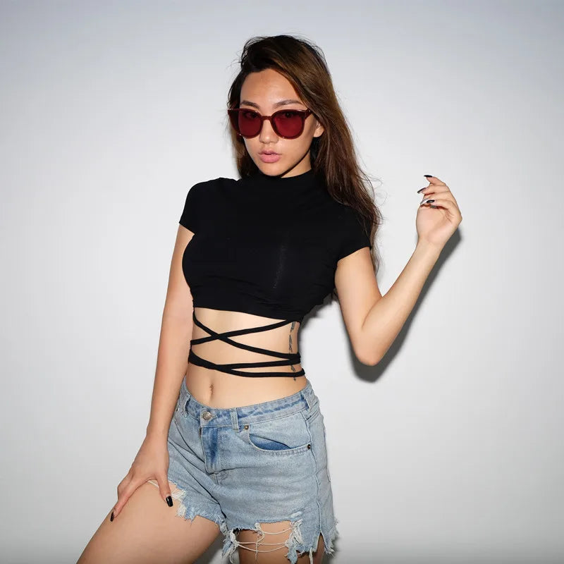 Sleek Summer Crop Tee