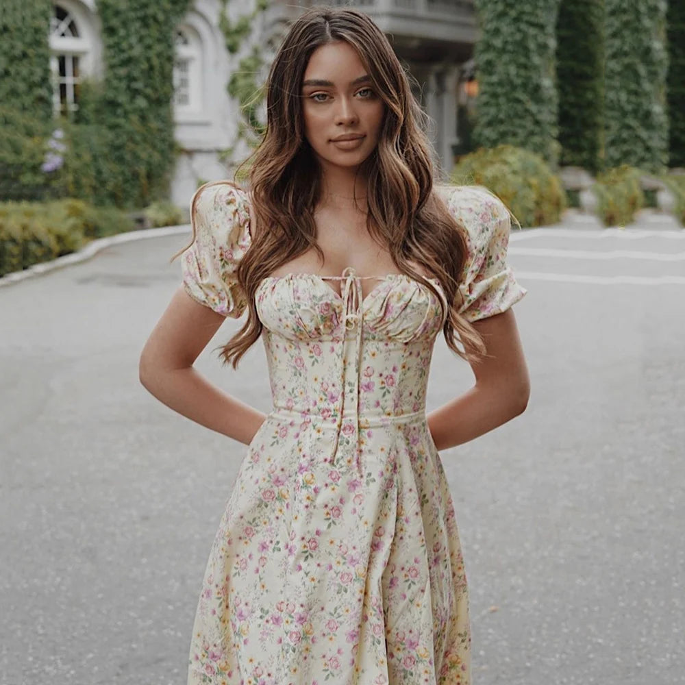 Elegant Summer Floral Dress