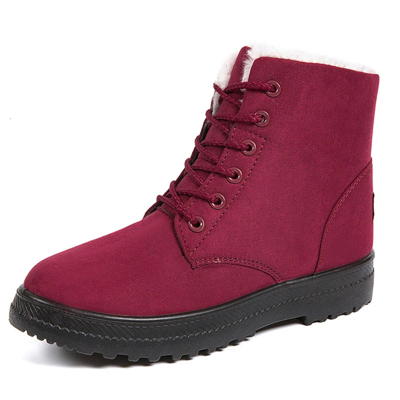 Plush Winter Platform Boots