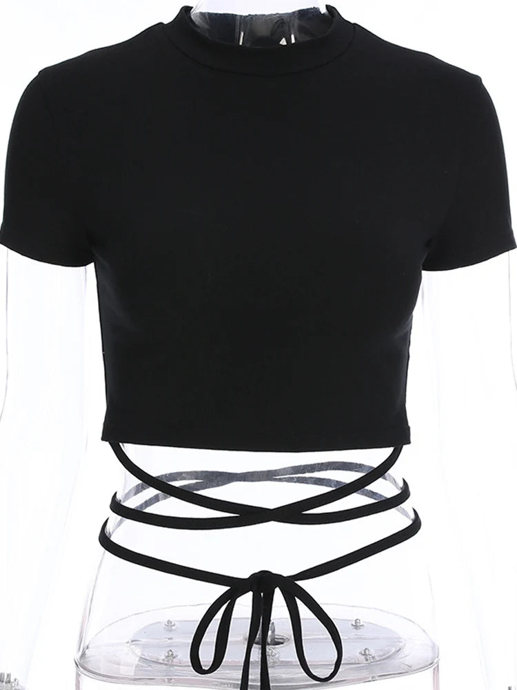 Sleek Summer Crop Tee