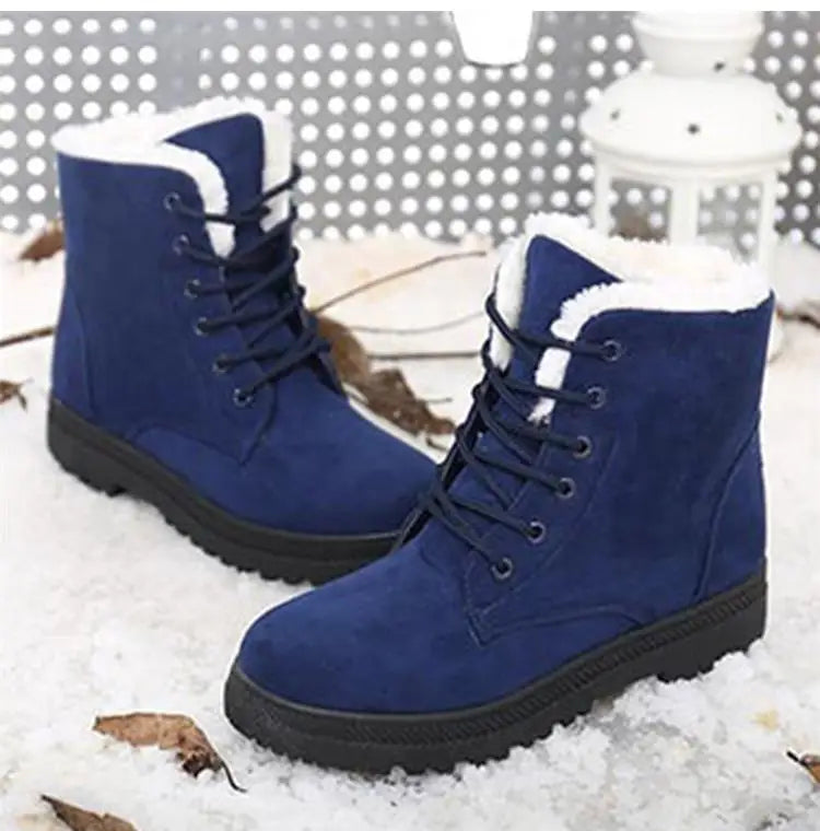 Plush Winter Platform Boots