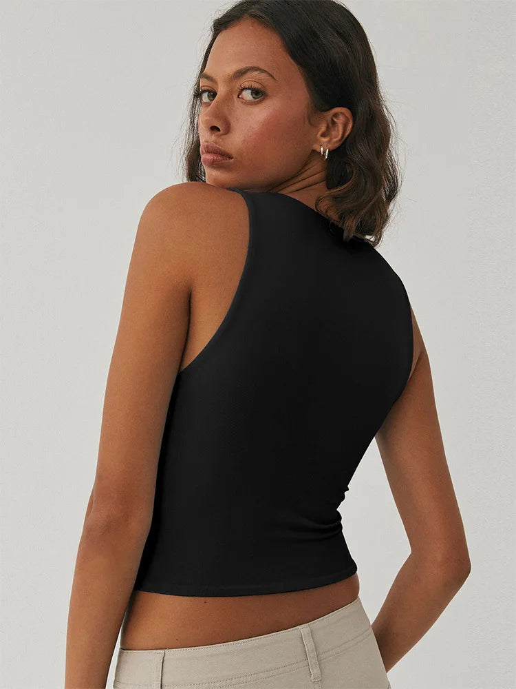 Sleeveless Racerback Tight Shirt