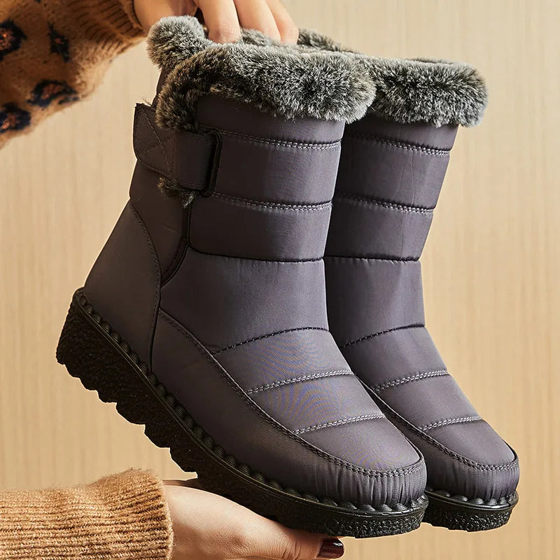 Winter Waterproof Boots with Fur