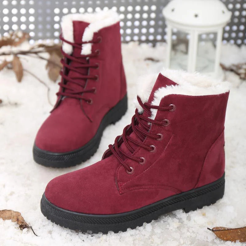 Plush Winter Platform Boots