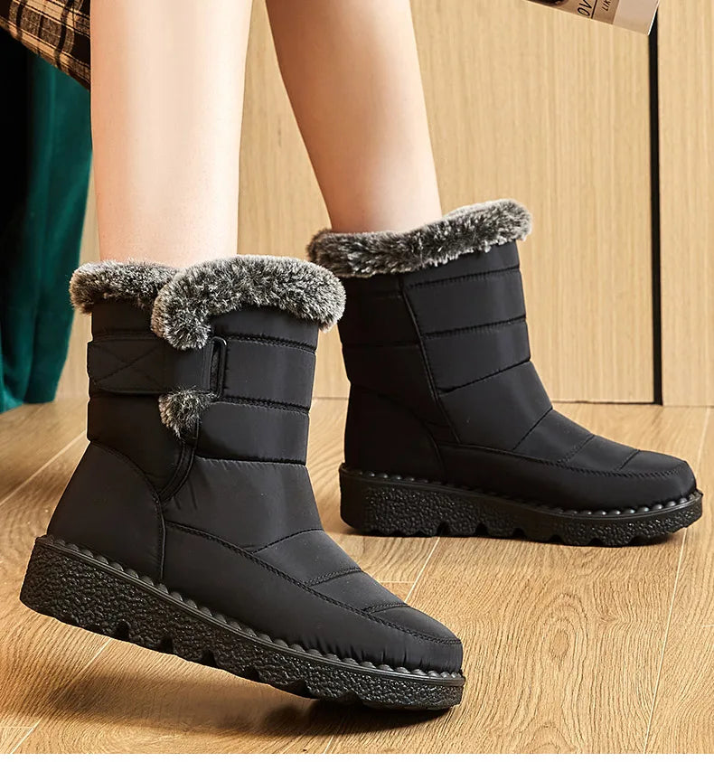 Winter Waterproof Boots with Fur