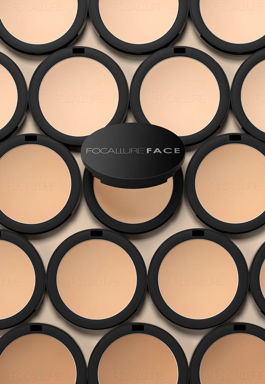 FOCALLURE Oil-Control Pressed Powder