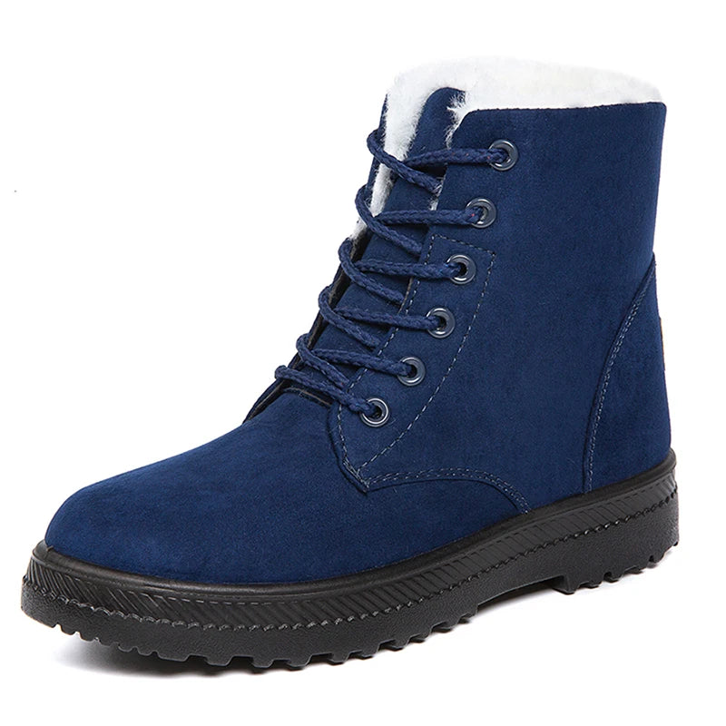 Plush Winter Platform Boots