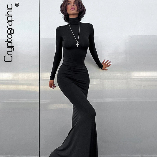 Elegant Winter Maxi Dress