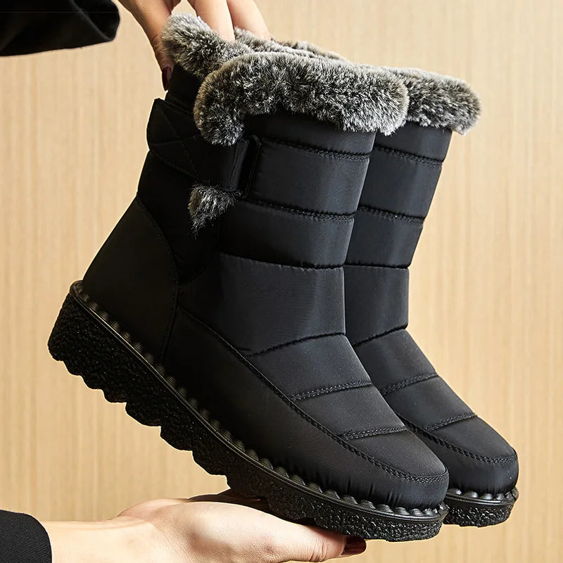 Winter Waterproof Boots with Fur