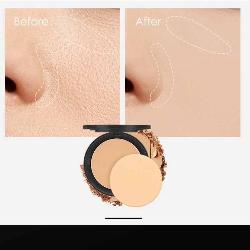 FOCALLURE Oil-Control Pressed Powder