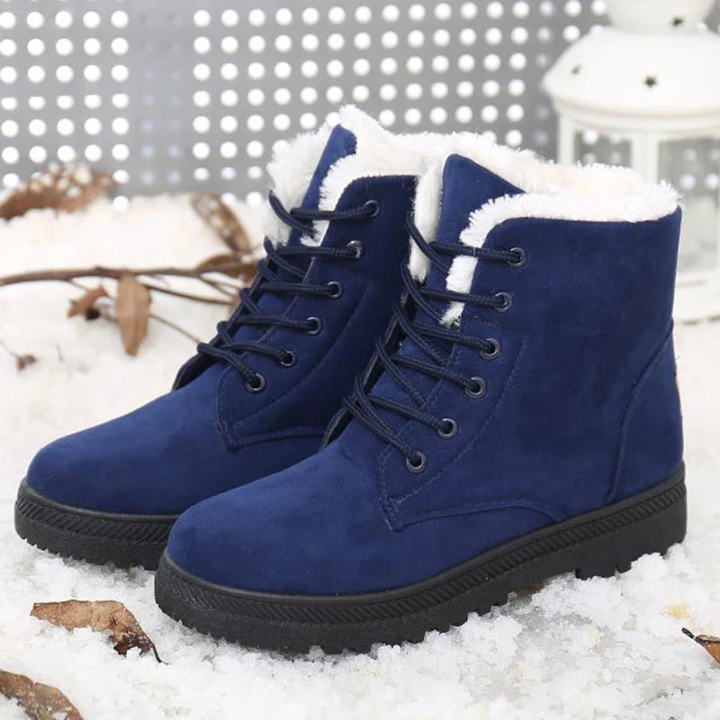 Plush Winter Platform Boots