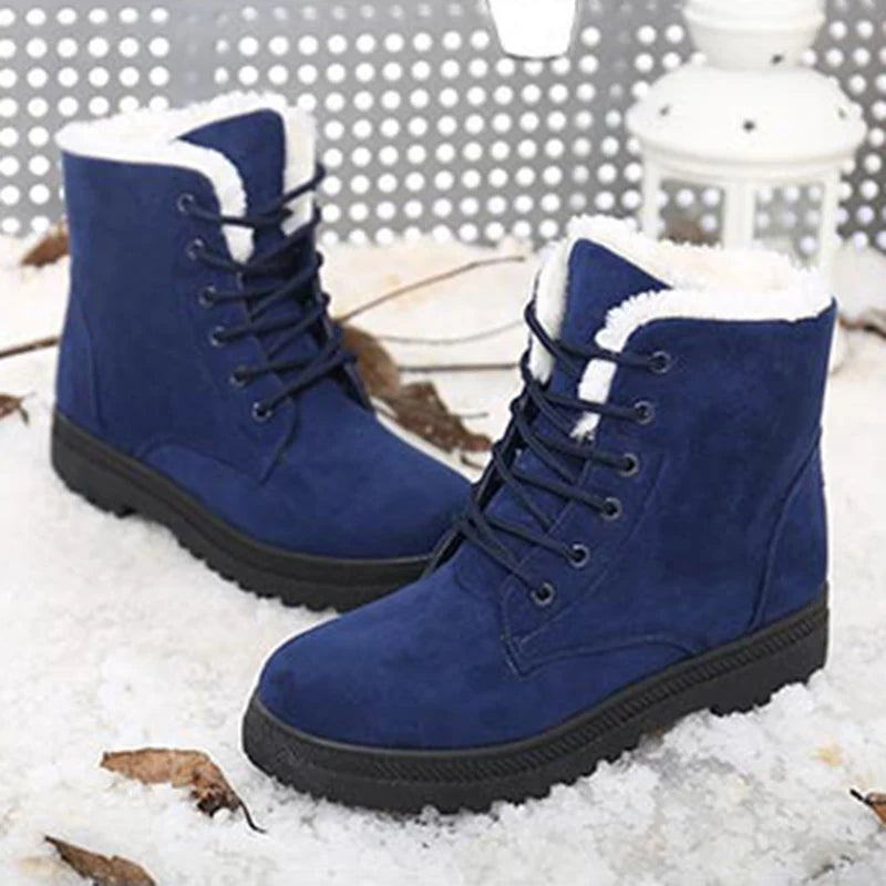 Plush Winter Platform Boots